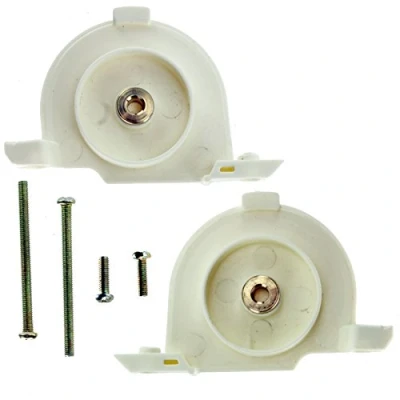 Image of SPARES2GO Complete Brushroll End Caps Kit for GTech AirRam DM001 AR02 AR01 AR03 AR05 Cordless Vacuum Cleaner