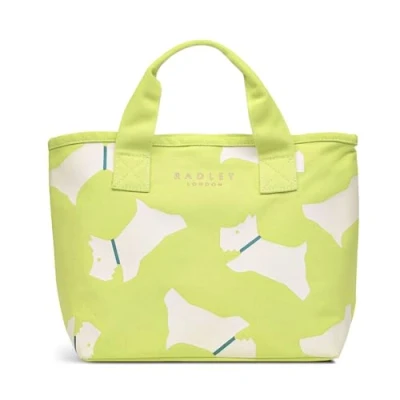 Image of RADLEY Jump Responsible Canvas tote Crook Bag in Green
