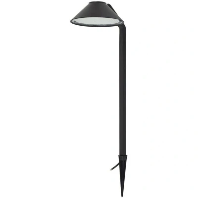 Image of Lindby LED ground spike light Capelo, black, aluminium, height 77 cm