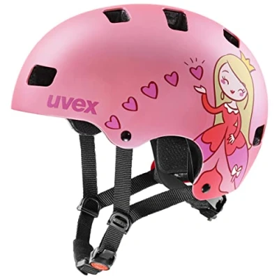 Image of uvex Kid 3 cc Sturdy Kids Bike Helmet for Children Individual Fit Optimized Ventilation Pink Matt 55 58 cm
