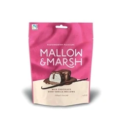 Image of Mallow Marsh Vanilla Marshmallow In Milk Chocolate Pouch (Pack of 6)