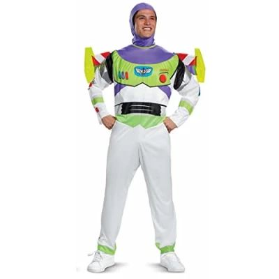 Image of Disney Official Classic Buzz Lightyear Costume Adult, Toy Story Adult XX Large