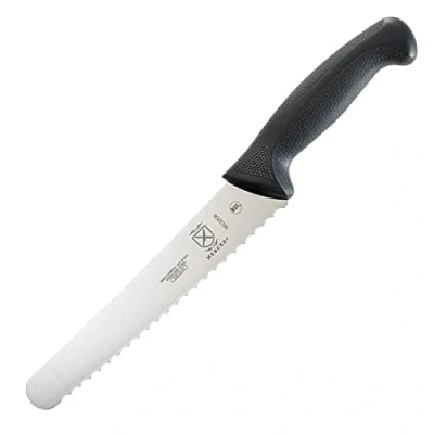 Image of Mercer Culinary M23208 Bread Knife, Stainless Steel, Black