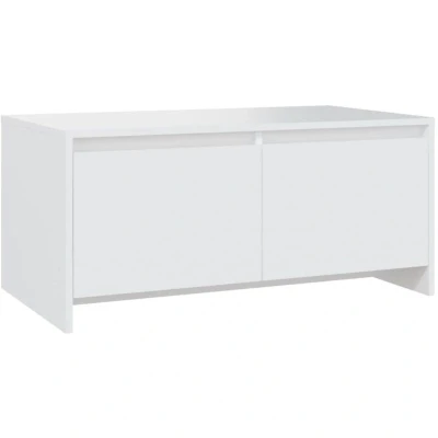 Image of vidaXL Coffee Table White 90x50x41.5 cm Engineered Wood