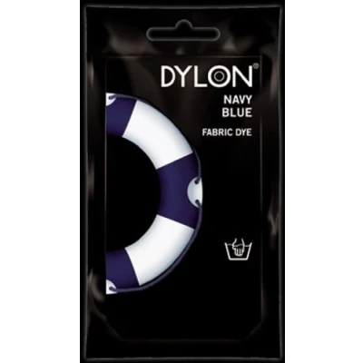 Image of Dylon Fabric &amp; Clothes Dye Hand Wash Only 08 Navy Blue