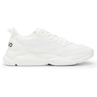 Image of HUGO LEON RUNN MEMF Trainers, Women&#039;s, Size: 3, White Polyester