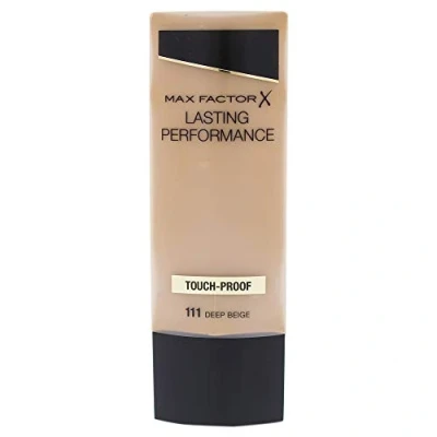 Image of Max Factor Performance Long Lasting Foundation, No. 111 Deep Beige, 1.1 Ounce by