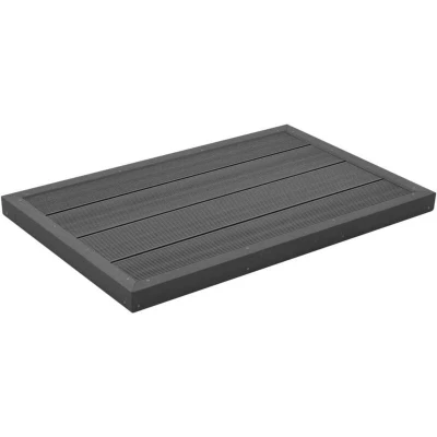Image of vidaXL Floor Element for Solar Shower Pool Ladder WPC