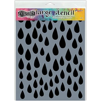 Image of Ranger DYS52302 Dyan Reaveley&#039;s Dylusions Stencils, Multi Colour, 9 x 12 Inch