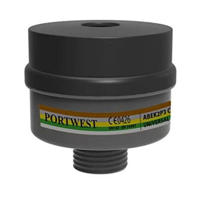 Image of Portwest ABEK2P3 Combination Filter Universal Thread Black