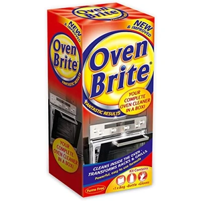 Image of 2 X Oven Brite 500ML Bottle Bag &amp; Gloves Included Complete Cleaner