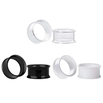 Image of KUBOOZ Set of 3 Pairs Anti Allergic Acrylic Ear Plugs,