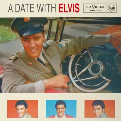 Image of Elvis Presley A Date With Orange vinyl 2021 UK LP 950703