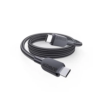 Image of Anker 240W USB C to Cable, 3 ft Double Braided Nylon Type Charging For MacBook Pro 16&quot;, iPad Pro, Samsung S23 / S22 S21 Series, Pixel, HP, and More (Charger Not Included)