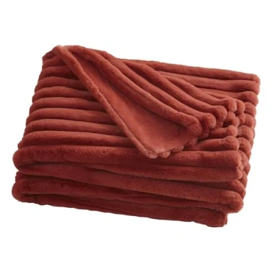 Image of Appletree Morritz Bedspread Hygge in Terracotta 130cm x 180cm
