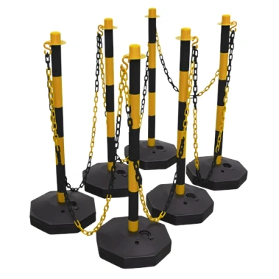 Image of Sealey Black/Yellow Post &amp; Chain Kit 25m