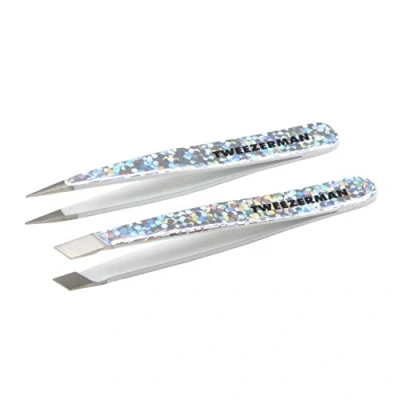 Image of Tweezerman Hollygraphic Micro Mini Tweezer Set, 2 Piece Set