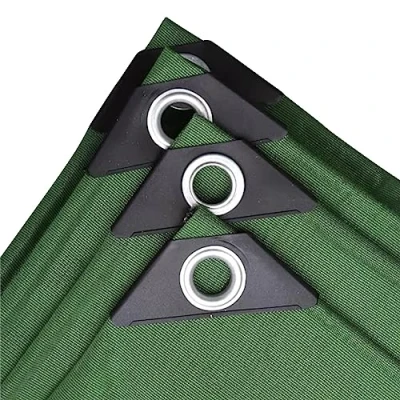 Image of Heavy Duty Waterproof Tarpaulin 1x1.5m 1.2x1.5m 1.8x2.4m 2x3m 3x4m 4x6m Large Ground Camping Sheet Cover for Outdoor Furniture Caravan Car, Green (Size : 1.5x1.8m)