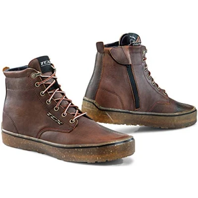 Image of TCX Mens Dartwood Wp Waterproof Motorcycle Shoes, brown, 10 UK
