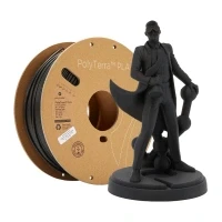 Image of Polymaker 70821 PolyTerra PLA Filament 2.85mm 1000g Black (matt) 1 pc(s)