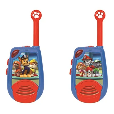 Image of Lexibook Paw Patrol Chase 3D Walkie Talkies, 2km, Light Morse function, Volume control, Belt clip, Blue/Red, TW25PA