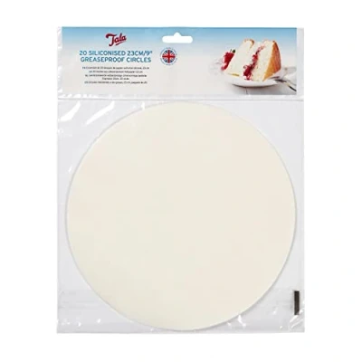 Image of Tala 23cm Siliconised Greaseproof Circles, Pack of 20