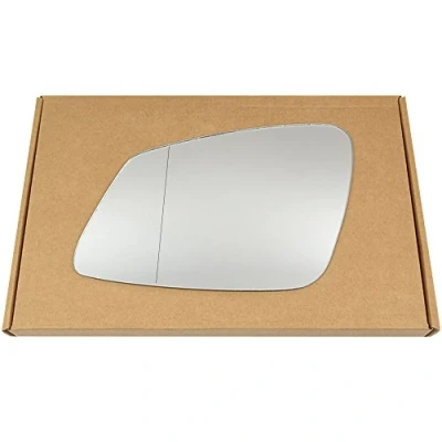 Image of Less4spares Wing Mirror Glass Left Compatible with BMW X1 (E84 F48) 2012 2021 STICK ON Passenger Near Side Blind Spot