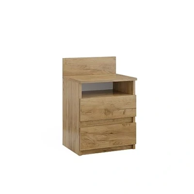Image of Vicco Nightstand Monty, Gold power oak, 39.6 x 59.1 cm