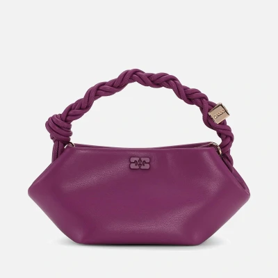 Image of Ganni Mini Bou Recycled Leather and Faux Bag