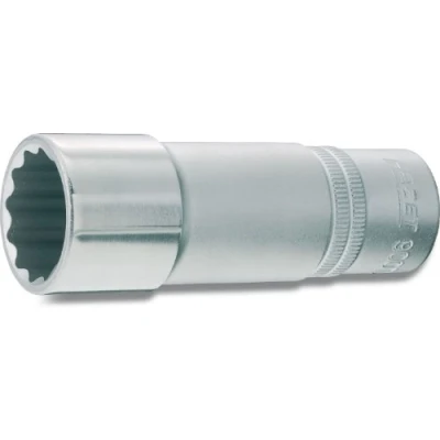 Image of Hazet 1/2 Inch 12 mm Bi Hex Socket Wrench Insert Silver