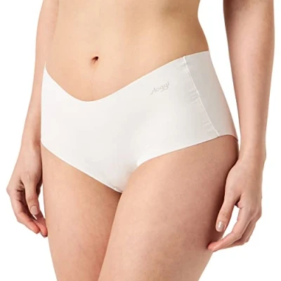 Image of Sloggi Women&#039;s ZERO Modal 2.0 H Short 2P Briefs, ANGORA, XL