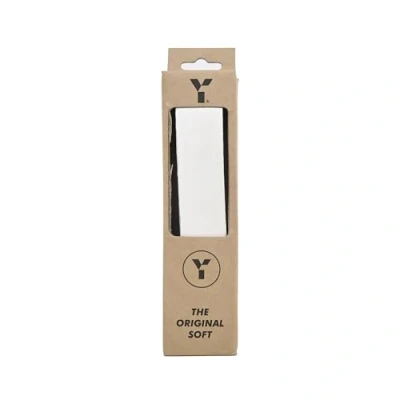 Image of Y1 Hockey, Original Rubber Hockey Stick Grip, Cushion Grippy Surface, Soft and Absorbent, Shock Resistant Anti Vibration, Self Adhesive Backing, White