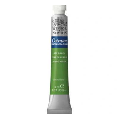 Image of Winsor &amp; Newton Cotman Sap Green Watercolour Tube 8ml