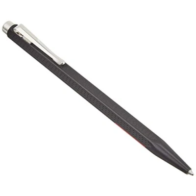Image of Caran d&#039;Ache Ecridor Racing Ballpoint Pen Brass Black with Leather Case Gift Set,12.8 cm