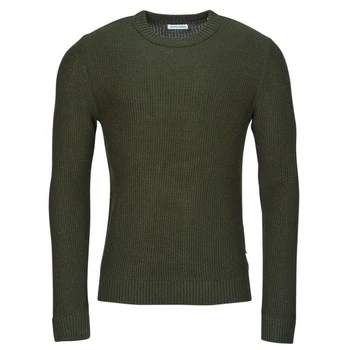 Image of Jack &amp; Jones Jjroy KNIT CREW NECK Jumper, Men&#039;s, Size: XS, Rosin
