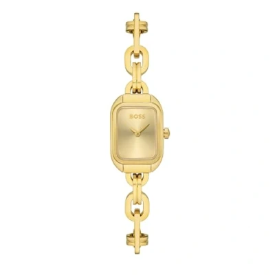 Image of BOSS Analogue Quartz Watch for Women with Gold Colored Stainless Steel Bracelet 1502655