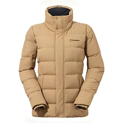 Image of Berghaus Women&#039;s Rosthwaite Reflect Down Jacket Insulated Coat, Durable Design, Water Resistant, Kelp, 12