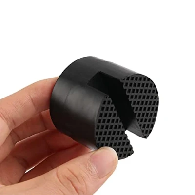 Image of Car Lift Jack Stand Rubber Pads Slotted Pad Trolley Jacking Blocks Anti slip Rail Adapter Floor
