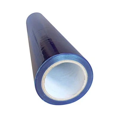 Image of DJM Window Protection Self Adhesive Film 600mm x 100mtr Blue