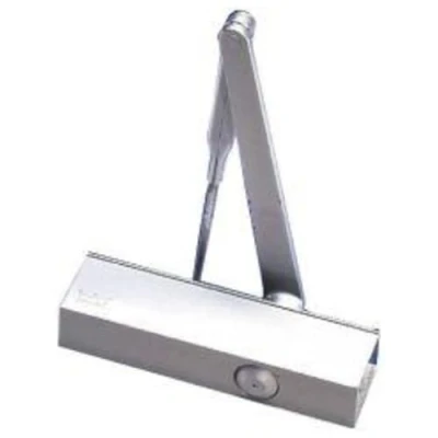 Image of Basi Dorma TS 73V 1720 0202 Door Closure Mechanism Without Standard Bar for Fire Doors Size 2 4 Silver