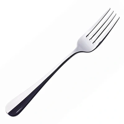 Image of Genware Baguette 18/10 Cutlery Dessert Forks Set of 12 Stainless Steel