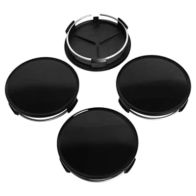 Image of KitsPro 75MM Hub Centre Caps Wheel Caps, Pack of 4