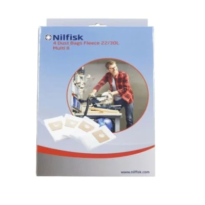 Image of SOS Accessoire Replacement 4 Bags for Multi II 22/Multi 30 Vacuum Cleaner 107417195 Nilfisk