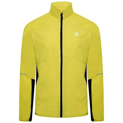 Image of Dare 2b Men&#039;s Ablaze Ii W/Shell Windshell Jacket, Neon Spring Black, XL UK