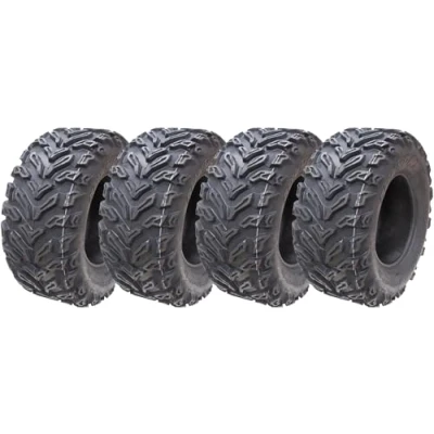 Image of 25x10.00 12 Quad ATV Tyres 6ply Wanda P3103 E Marked Road Legal Tires (Set of 4)