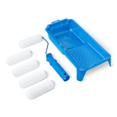 Image of Amazon Basics Foam Paint Roller Kit, 10.2 cm Roller, 8 Pack