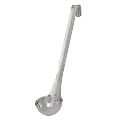 Image of Vogue L648 Plain Ladle 65ml 305mm Stainless Steel Kitchen Cooking Serving Utensil