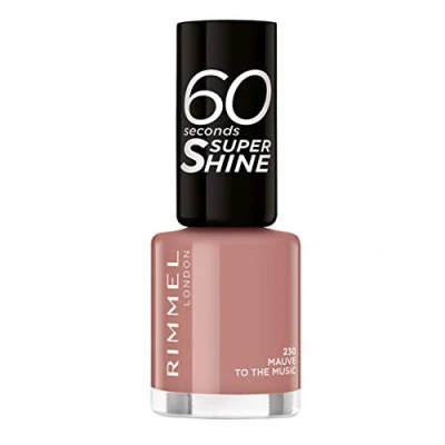 Image of Rimmel London 60 Seconds nail polish Mauve To The Music 8ml