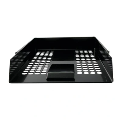 Image of Q Connect Letter Tray Black CP159KFBLK Ref KF10050