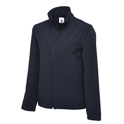 Image of Soft Shell Jacket, Navy Blue (s) Uneek